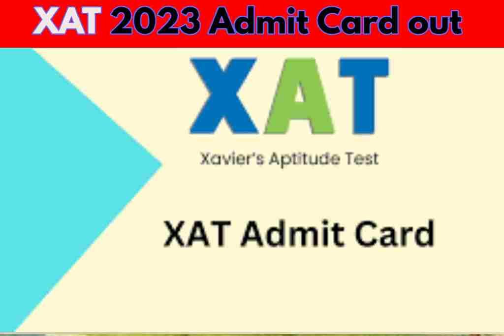 XAT 2023 Admit Card to be Released on December 27th at xatonline.in